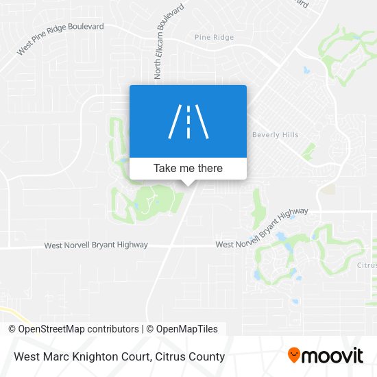 Mapa de West Marc Knighton Court