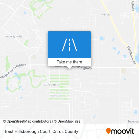 East Hillsborough Court map