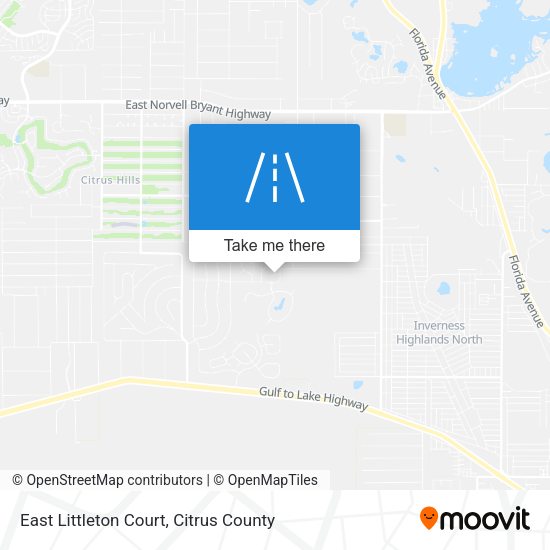 East Littleton Court map