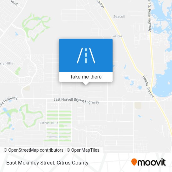 Mapa de East Mckinley Street