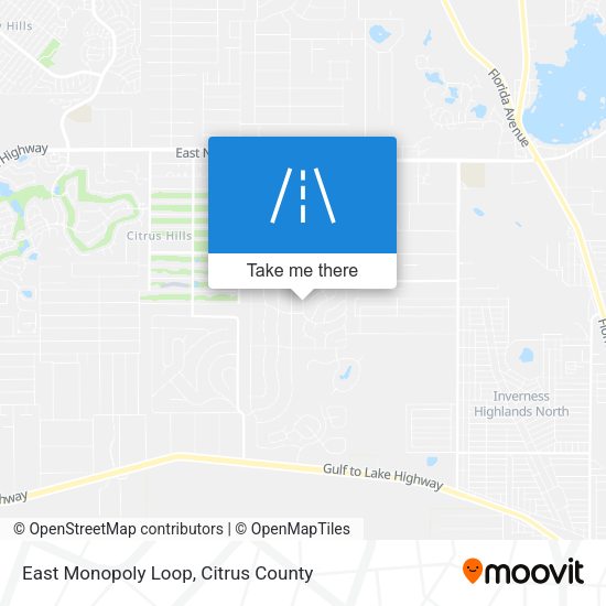 East Monopoly Loop map