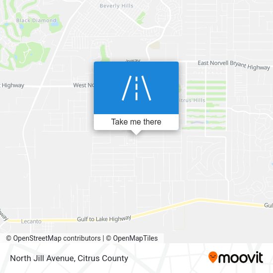Mapa de North Jill Avenue