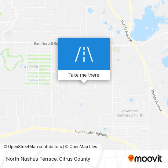 Mapa de North Nashua Terrace
