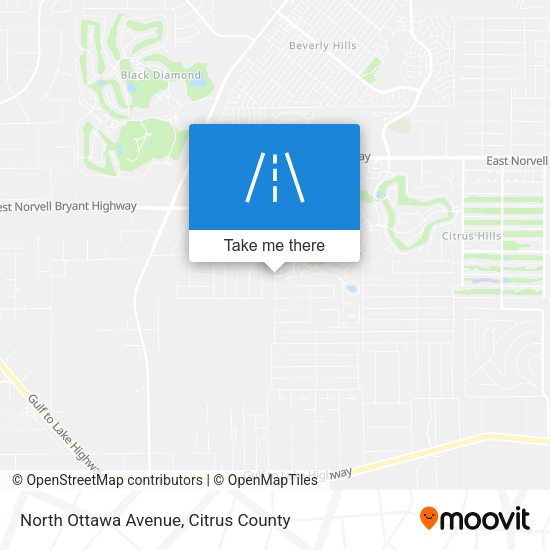 North Ottawa Avenue map