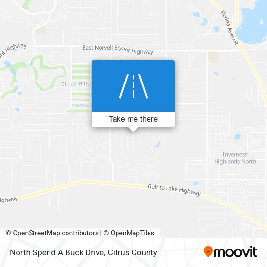 North Spend A Buck Drive map
