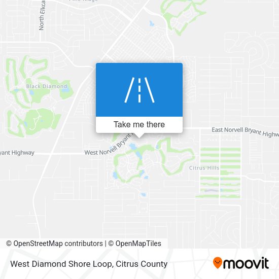 Mapa de West Diamond Shore Loop