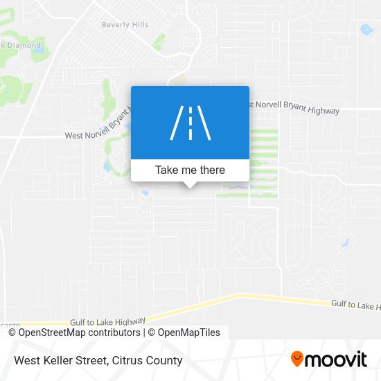 Mapa de West Keller Street