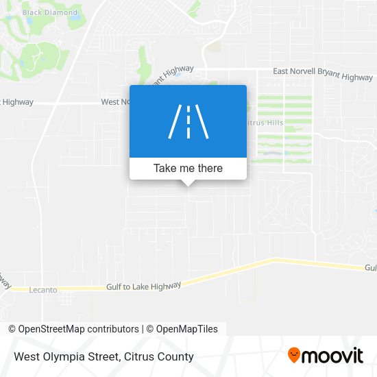 West Olympia Street map