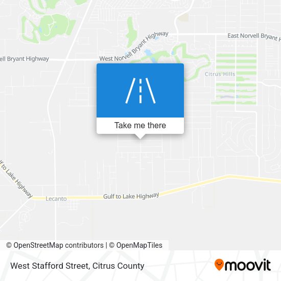 Mapa de West Stafford Street