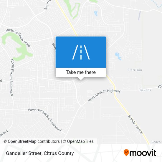 Gandeller Street map