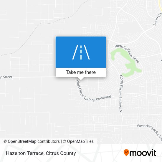Mapa de Hazelton Terrace