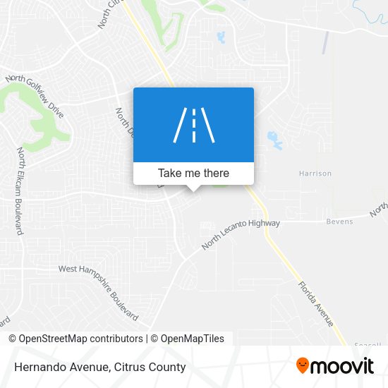 Mapa de Hernando Avenue