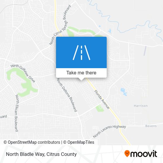 North Bladle Way map