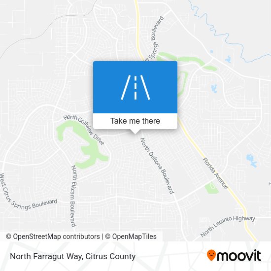 North Farragut Way map