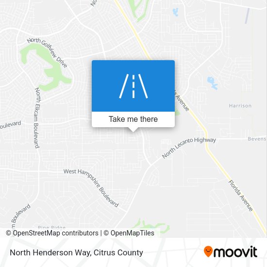 North Henderson Way map
