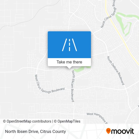 North Ibsen Drive map