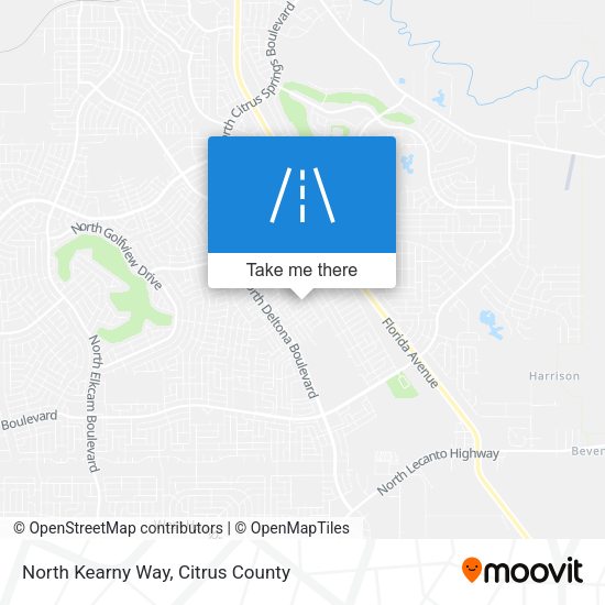 Mapa de North Kearny Way
