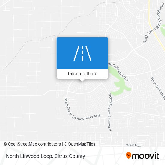 Mapa de North Linwood Loop