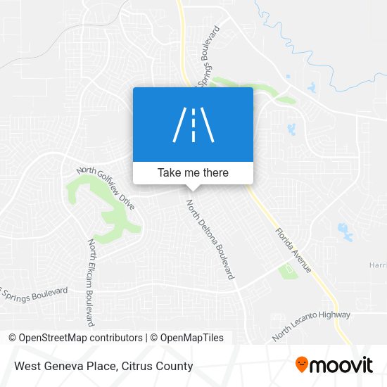 West Geneva Place map