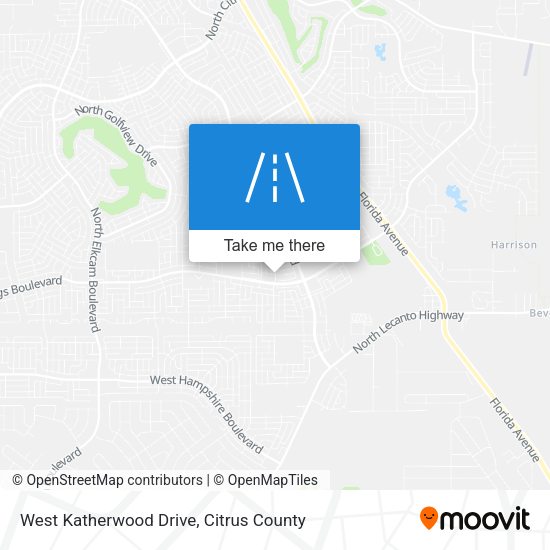 West Katherwood Drive map