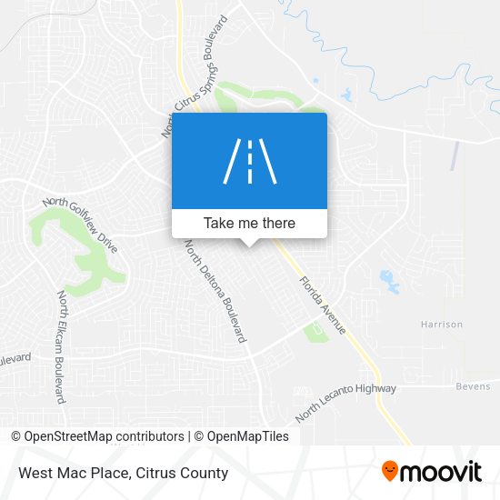 Mapa de West Mac Place