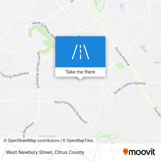 West Newbury Street map