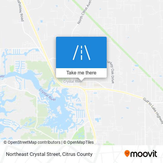 Mapa de Northeast Crystal Street