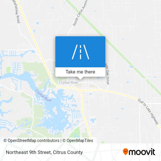 Northeast 9th Street map