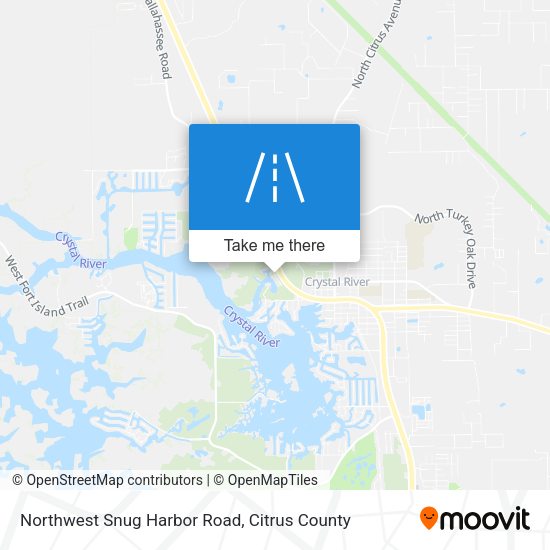 Northwest Snug Harbor Road map