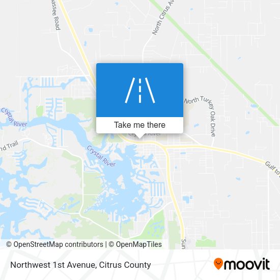 Northwest 1st Avenue map