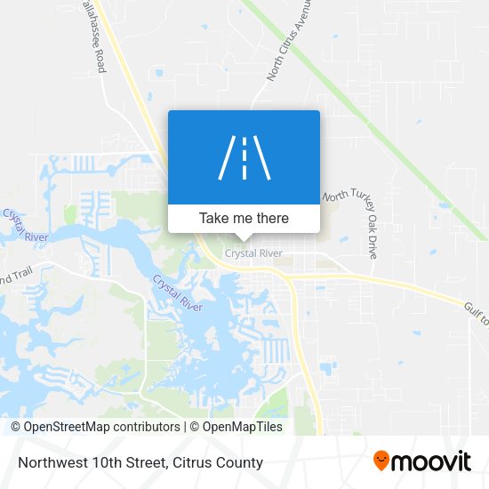 Mapa de Northwest 10th Street
