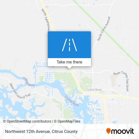 Mapa de Northwest 12th Avenue
