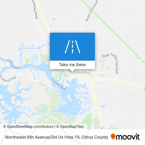 Northwest 6th Avenue;Old Us Hwy 19 map