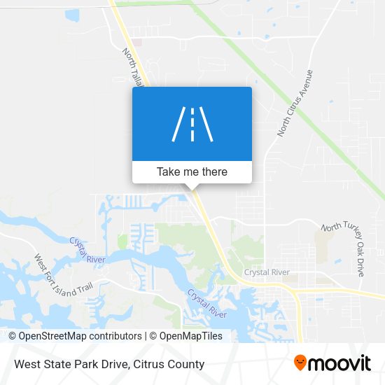 West State Park Drive map