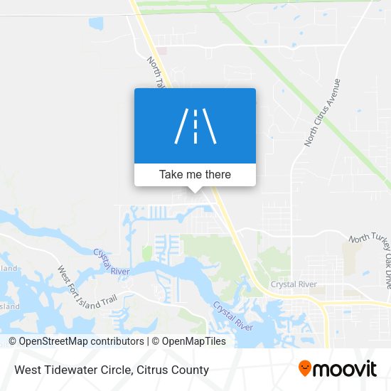 Mapa de West Tidewater Circle