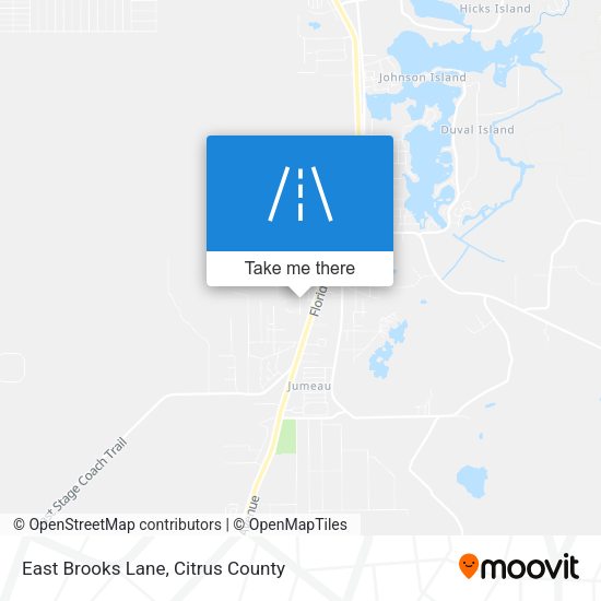 East Brooks Lane map
