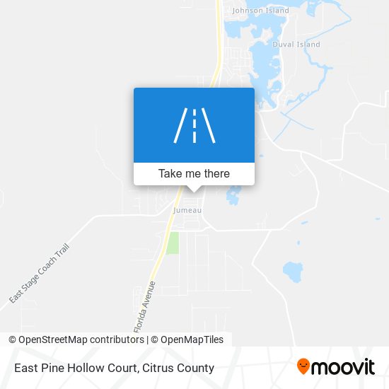 East Pine Hollow Court map