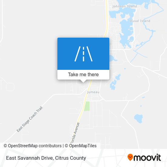 East Savannah Drive map