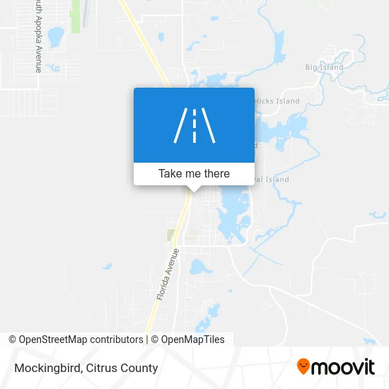Mockingbird map