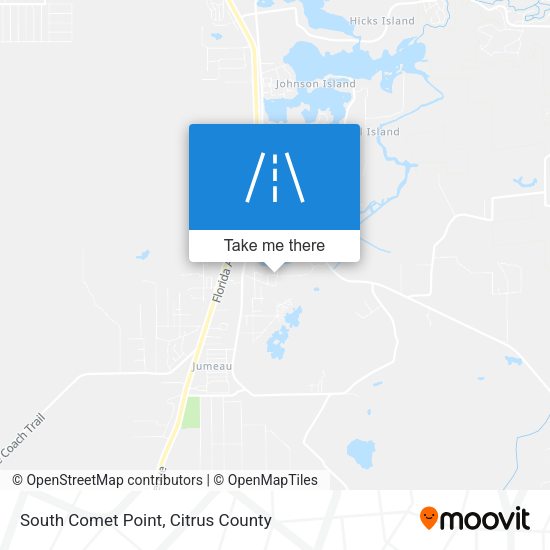 South Comet Point map