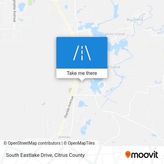South Eastlake Drive map