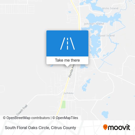 Mapa de South Floral Oaks Circle