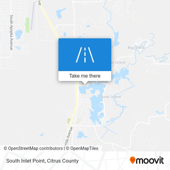 South Inlet Point map