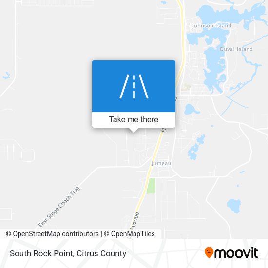 Mapa de South Rock Point