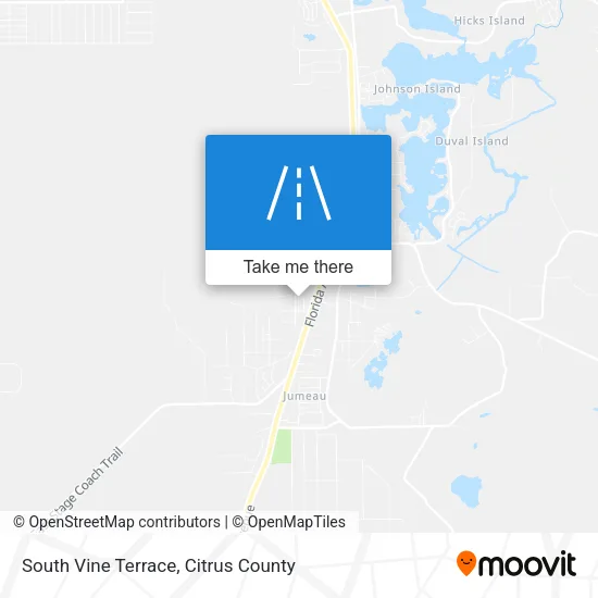 South Vine Terrace map