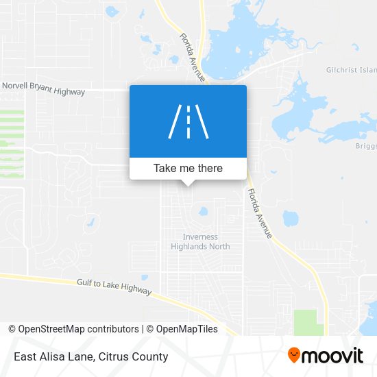 Mapa de East Alisa Lane