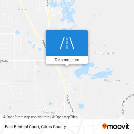 Mapa de East Benthal Court