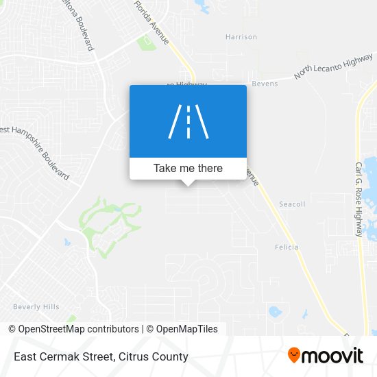 Mapa de East Cermak Street
