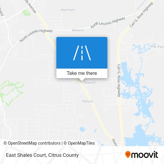 East Shales Court map