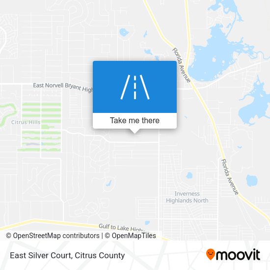 East Silver Court map